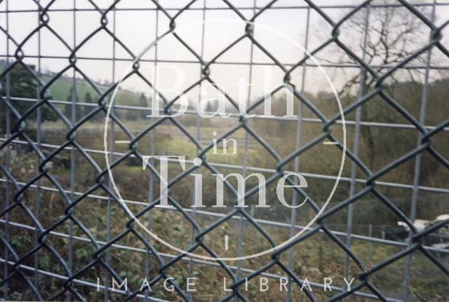 Wire fence, Somer Garage Site, Midsomer Norton, Somerset 1996