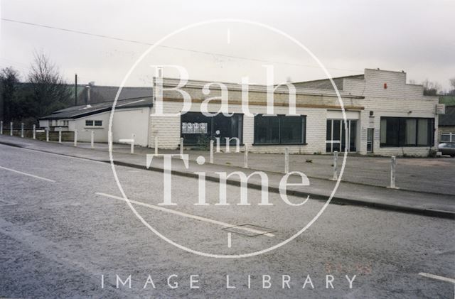 Road and forecourt, Somer Garage Site, Midsomer Norton, Somerset 1996