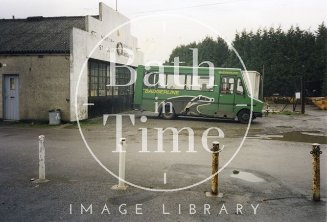 Badgerline Bus, Somer Garage Site, Midsomer Norton, Somerset 1996