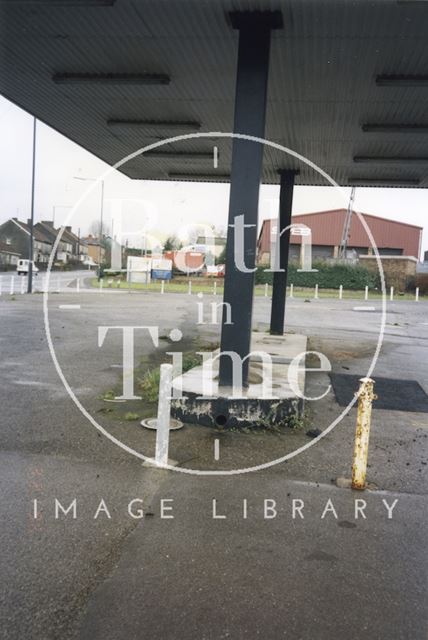 Forecourt, close-up, Somer Garage Site, Midsomer Norton, Somerset 1996