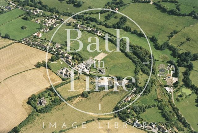 Aerial view, Shoscombe, Somerset 1993