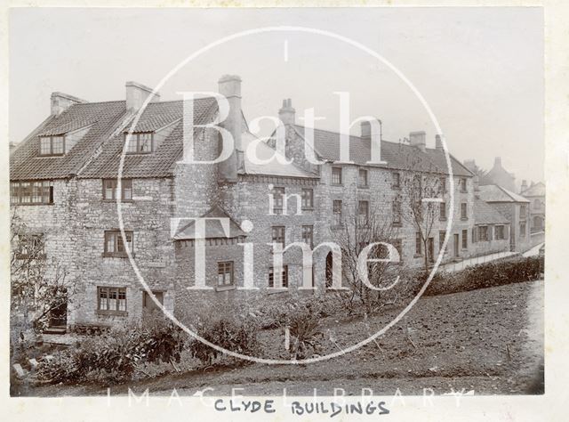 Clyde Buildings, Twerton, Bath c.1880