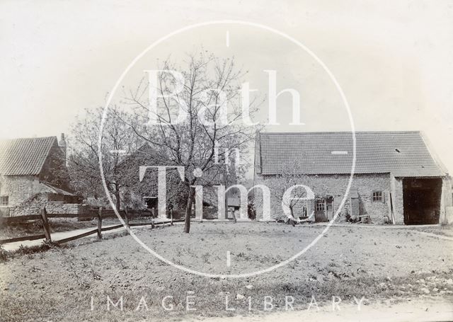 Medieval tithe barn, Twerton, Bath c.1904