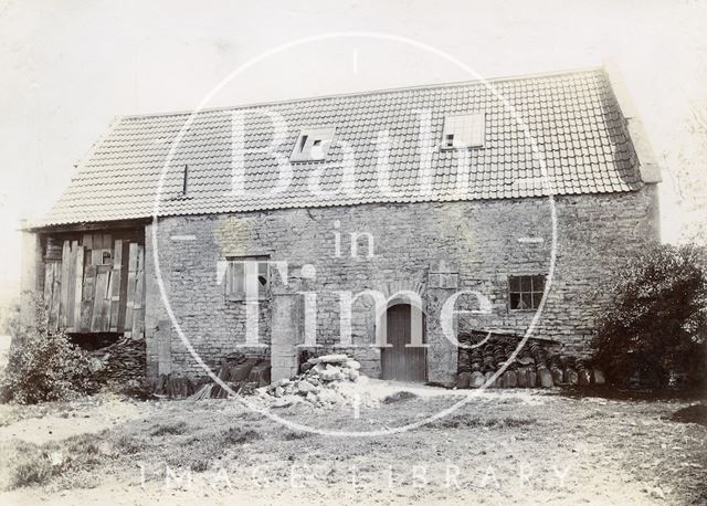 Medieval tithe barn, Twerton, Bath c.1904