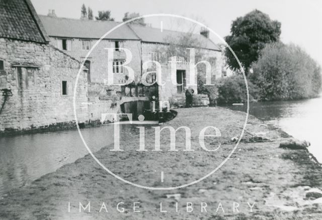 Twerton Weir, Twerton, Bath 1938