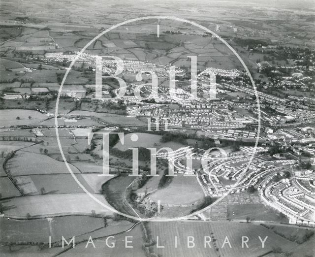 Twerton, aerial view, Looking Towards Lower Weston, Bath c.1960?