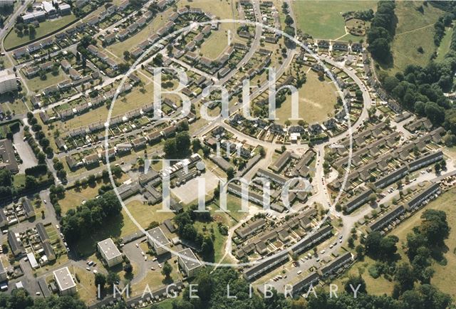 Aerial view of Twerton, Bath 1993