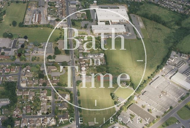 Aerial view, Westfield, Radstock, Somerset 1993