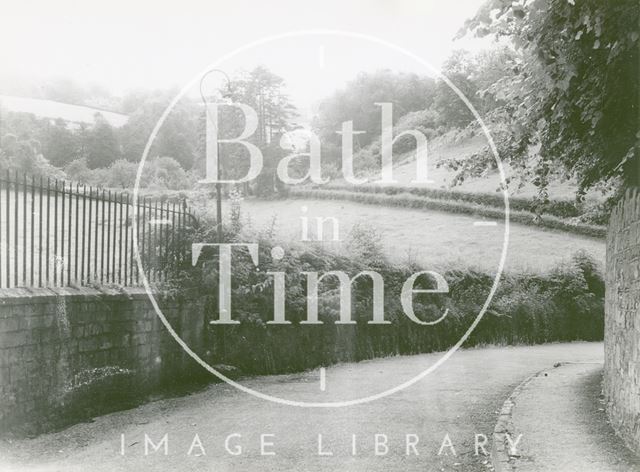 Church Lane, Widcombe, Looking Towards Prior Park, Bath c.1950?