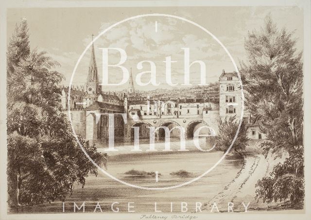 Pulteney Bridge, Bath c.1850