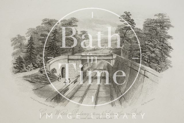 Great Western Railway, through Sydney Gardens, Bath c.1886