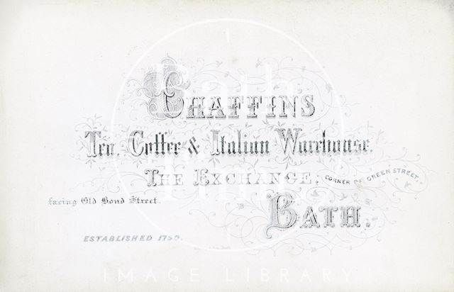 James Chaffin, The Exchange, facing Old Bond Street, Bath c.1858