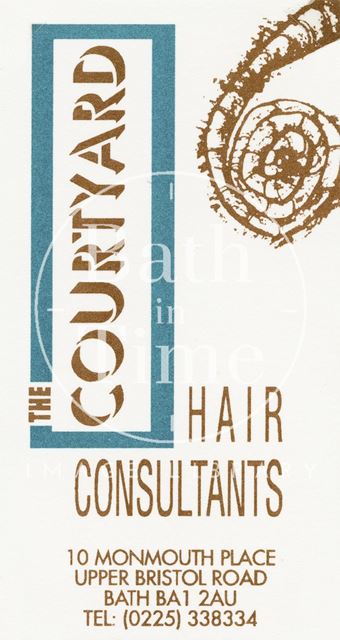 Courdyard, hair consultants, 10, Monmouth Place, Upper Bristol Road, Bath 1994