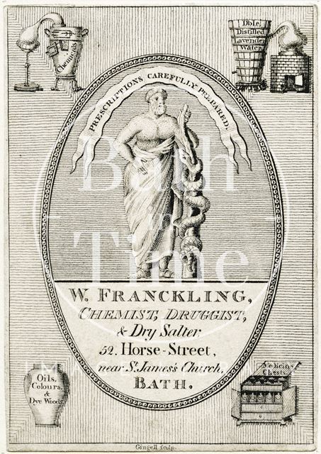 William Franckling, 52, Horse Street, Bath c.1800