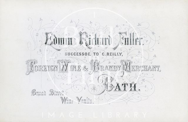 Edwin Richard Fuller (successor to C. Reilly), Broad Street, Bath c.1851