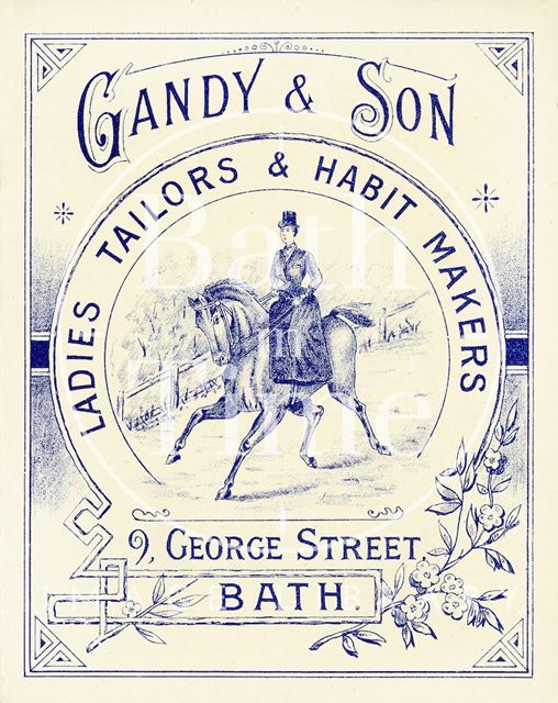 Gandy & Son, 9, George Street, Bath 1902-1908