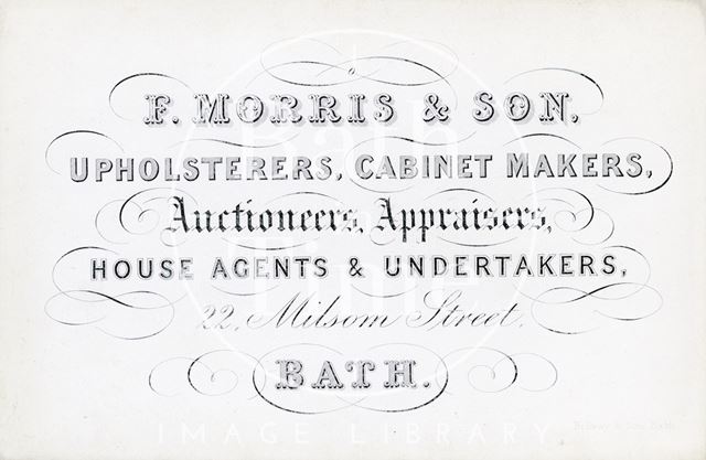 F. Morris & Son, 22, Milsom Street, Bath c.1870