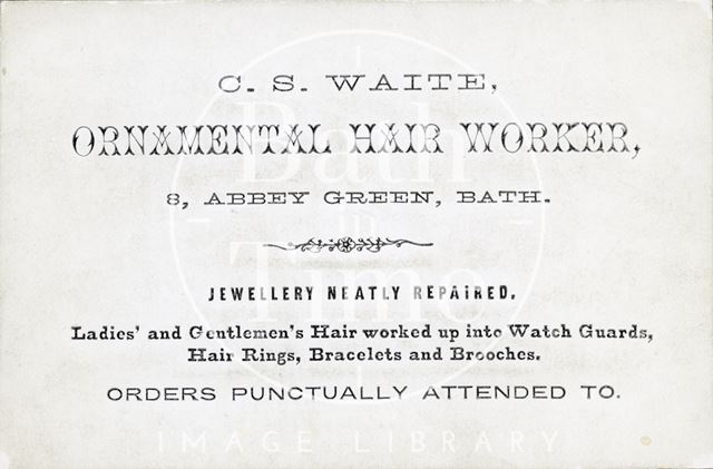 C.S. Waite, 8, Abbey Green, Bath c.1860