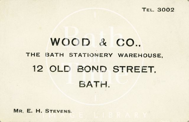 Wood & Co., 12, Old Bond Street, Bath c.1950