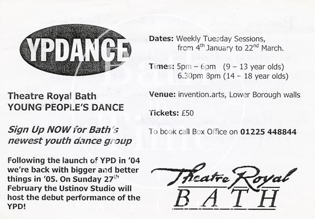 Young People's Dance, Theatre Royal, Bath 2005