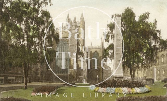 Bath Abbey, viewed from Orange Grove c.1940