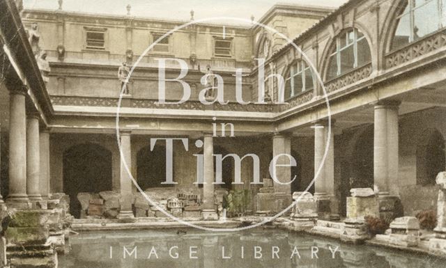 The Roman Great Bath, Bath c.1940