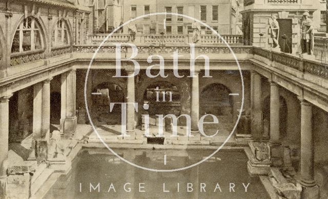 The Roman Great Bath, Bath c.1940