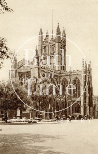 Bath Abbey and Orange Grove c.1940