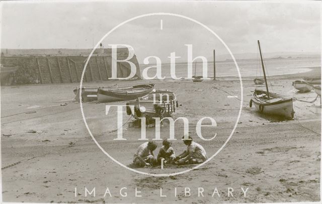 Low tide, Minehead, Somerset c.1927