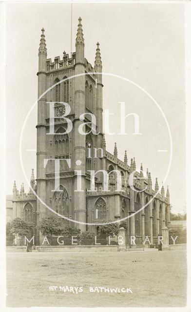 St. Mary's Church, Bathwick, Bath c.1912