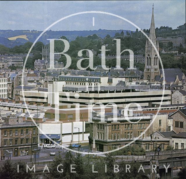 Ham Gardens and Southgate Shopping Centre, Bath c.1973