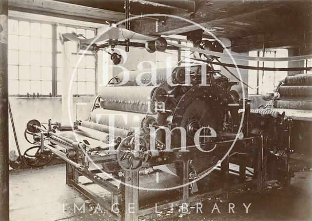 Carding machine, Carr's Mills, Twerton, Bath c.1890