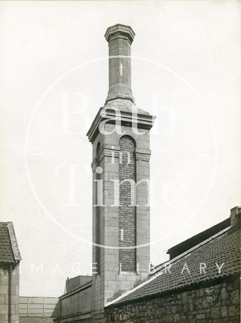 Stothert & Pitt's chimney, Westmoreland Station Road, Bath c.1930