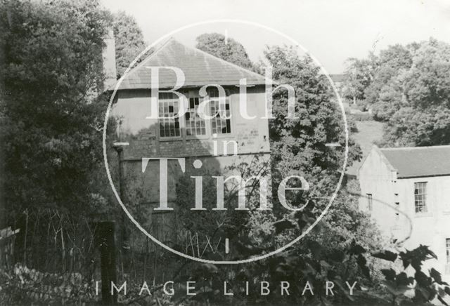 The ruined De Montalt Mill, Combe Down, Bath c.1980