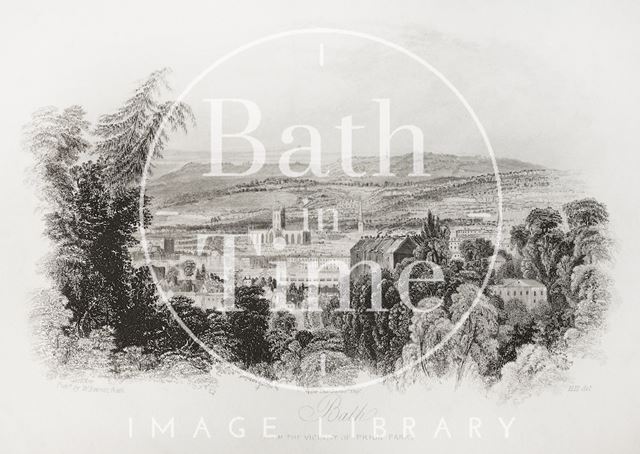 Bath from the vicinity of Prior Park (1838) 1844