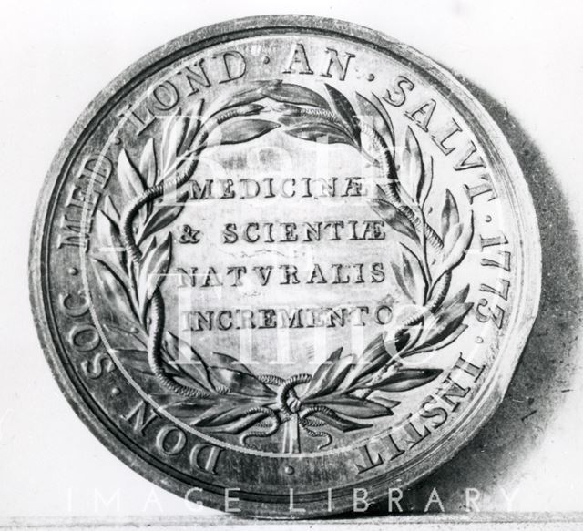 Medal Presented to Dr. James Fothergill 1773