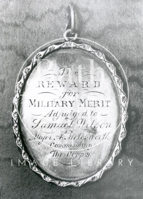 The Reward for Military Merit - Royal Bath, Volunteers, Bath 1779-1780