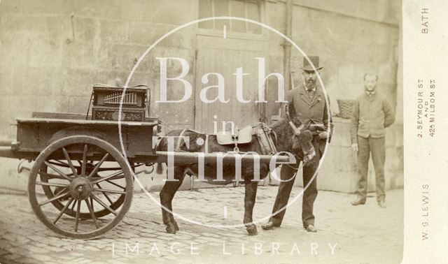 Street Musician in the Avon Street area of Bath c.1880