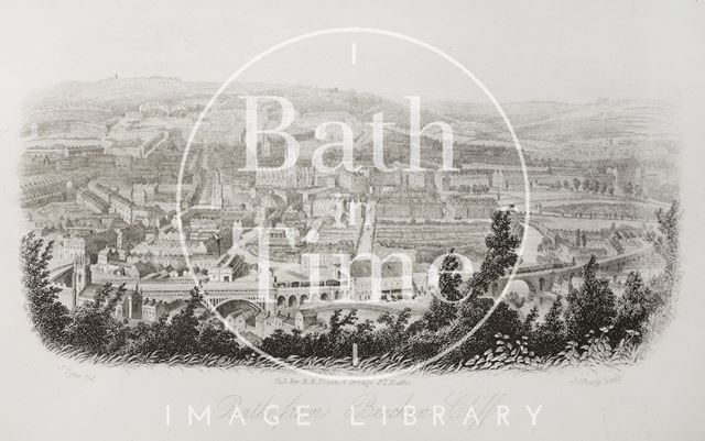 Bath from Beechen Cliff c.1886