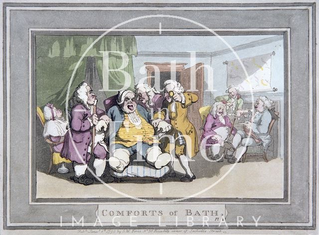 Comforts of Bath, Plate 1 1798