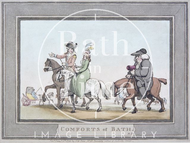 Comforts of Bath, Plate 5 1798