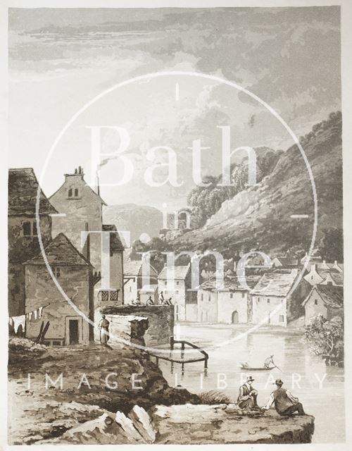 Scene near the Old Bridge, Bath No. 38 (1824) 1843