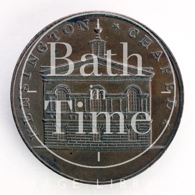 Bath token of Kensington Chapel c.1797-1798