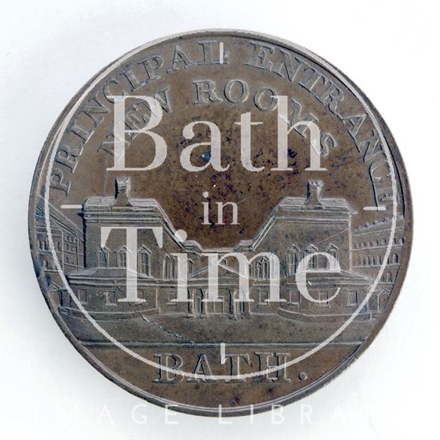 Bath token of the Principal Entrance to the New Assembly Rooms c.1797-1798