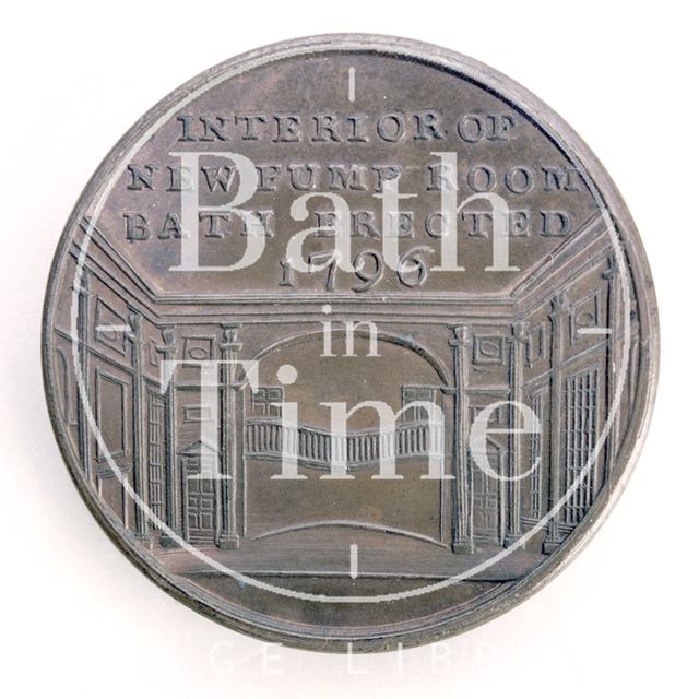 Bath token of the Interior of the New Pump Room, erected 1796 c.1797-1798