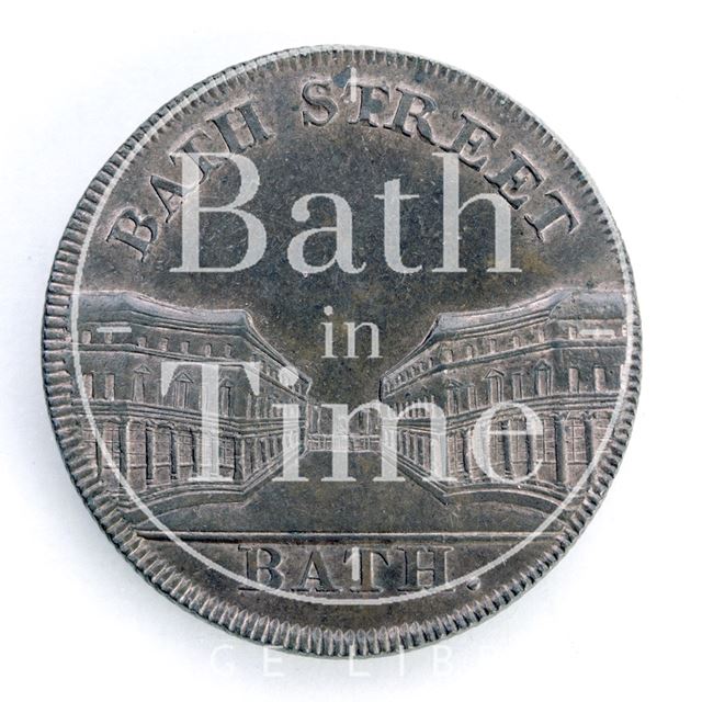 Bath token of Bath Street c.1797-1798