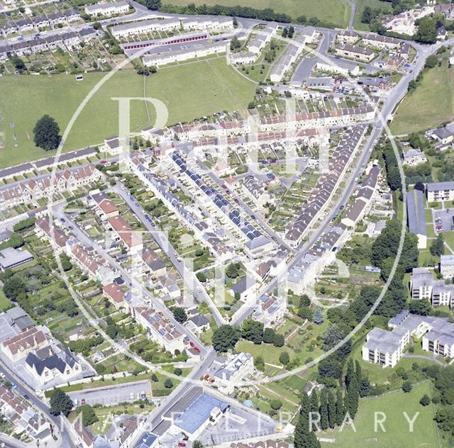 Aerial view of Larkhall, Bath c.1982