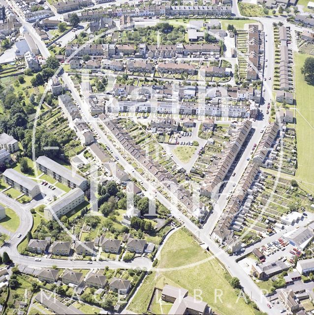 Aerial view of Larkhall, Bath c.1982