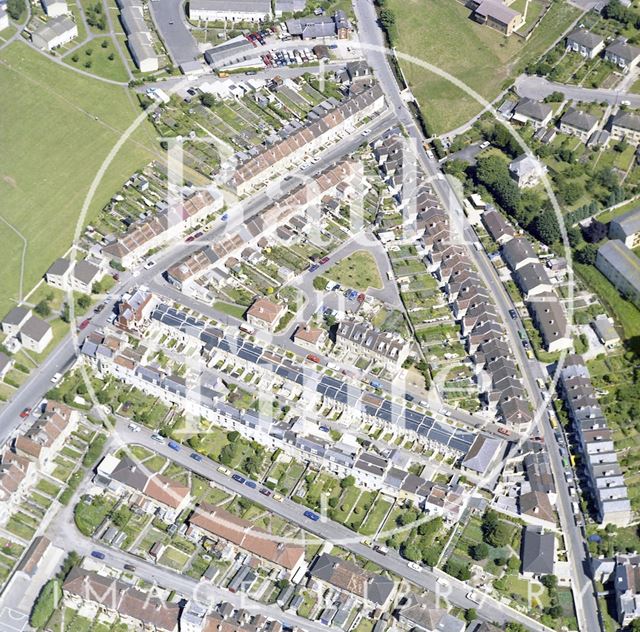 Aerial view of Larkhall, Bath c.1982