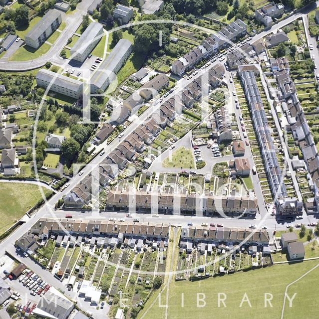 Aerial view of Larkhall, Bath c.1982